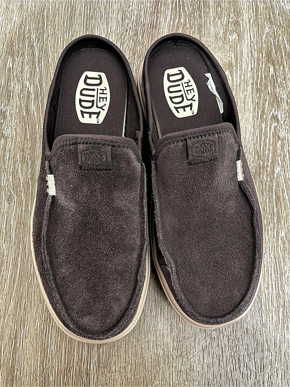 Hey Dude Austin Lift Classic Brown Slip-On Sneakers